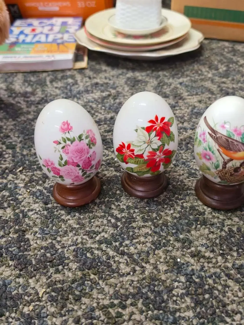 Avon Gifts Of Nature Porcelain Egg Set